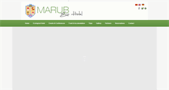 Desktop Screenshot of hotelmarub.com